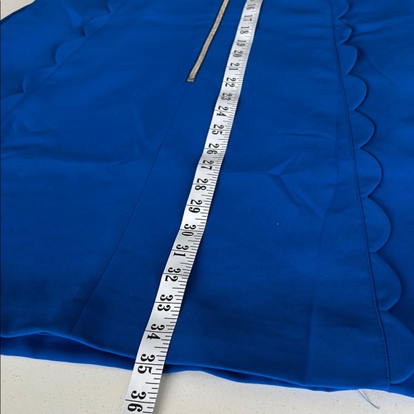 Ted Baker London Blue Scalloped Halter Dress - Picture 7 of 11